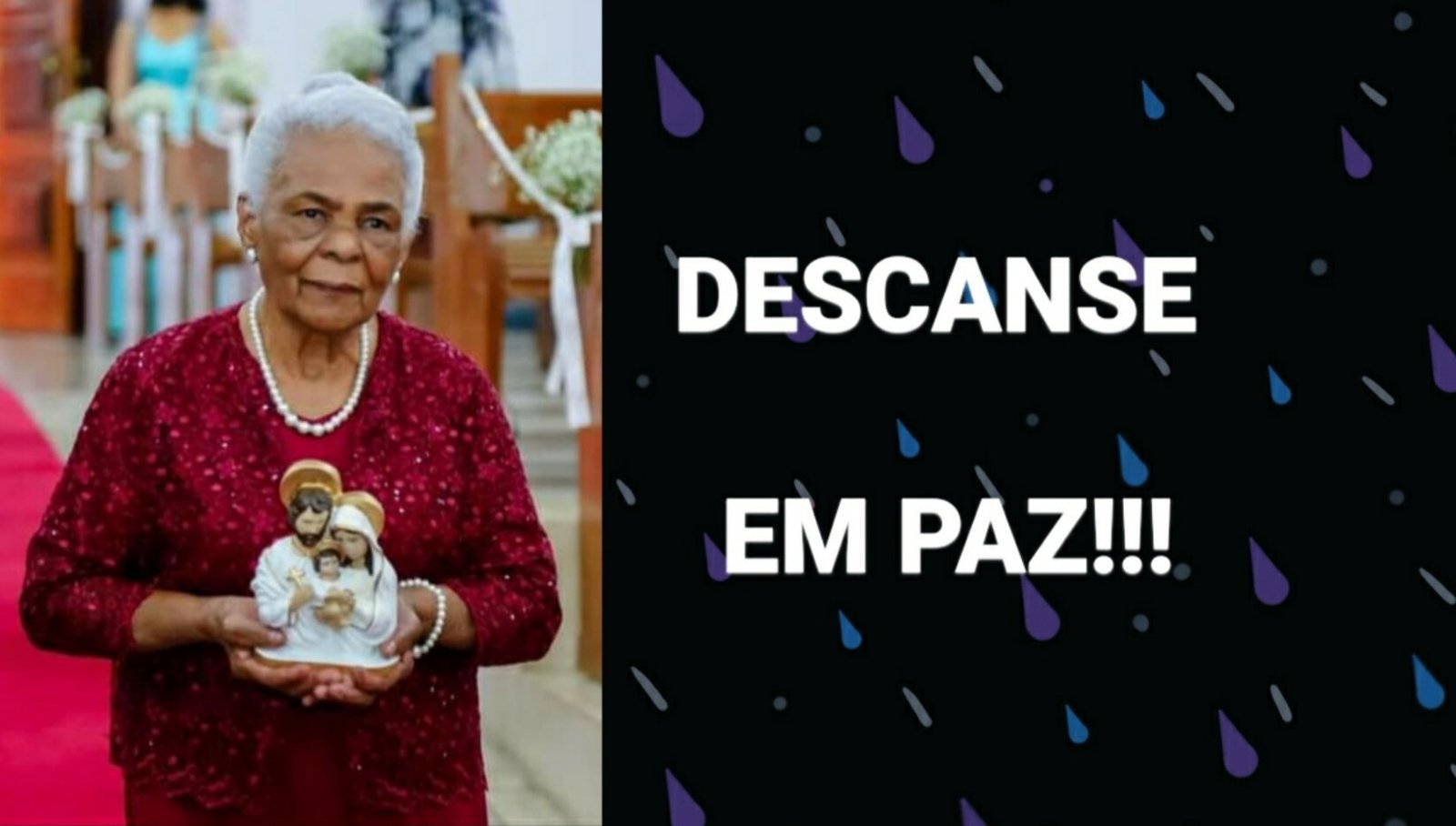 NOTA DE FALECIMENTO: Dona Maria da Conceição