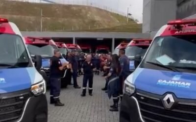 Pedro aposenta 🎉 e recebe linda homenagem na Central de Ambulância 📞🚨