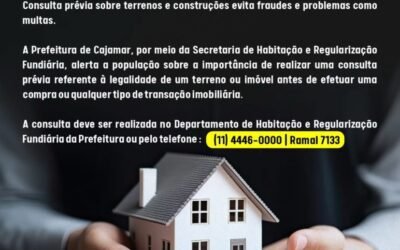 HABITAÇÃO ALERTA PARA CONSULTA SOBRE IMÓVEIS